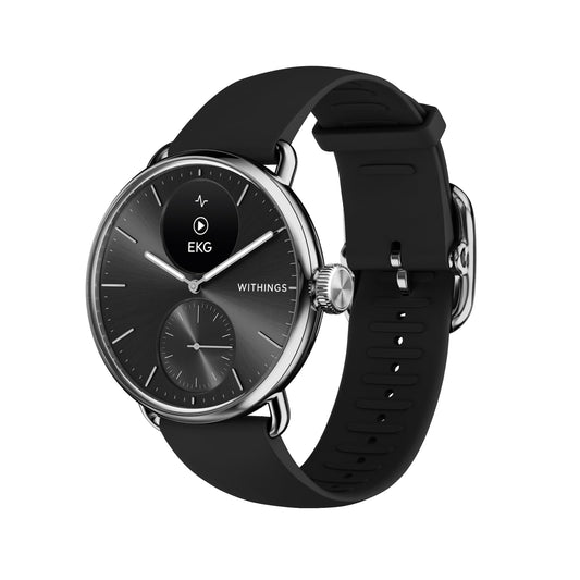 WITHINGS ScanWatch 2 – Connected Healthwatch, EKG, SpO2, Temperatur, Schlaf & Aktivitätstracking, 30 Tage Akku, Wasserdicht, Android & iOS